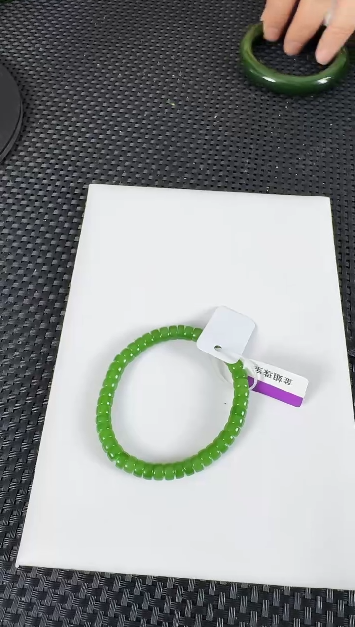 【闪购商品】和田玉（碧玉）手镯未镶嵌约5*7MM