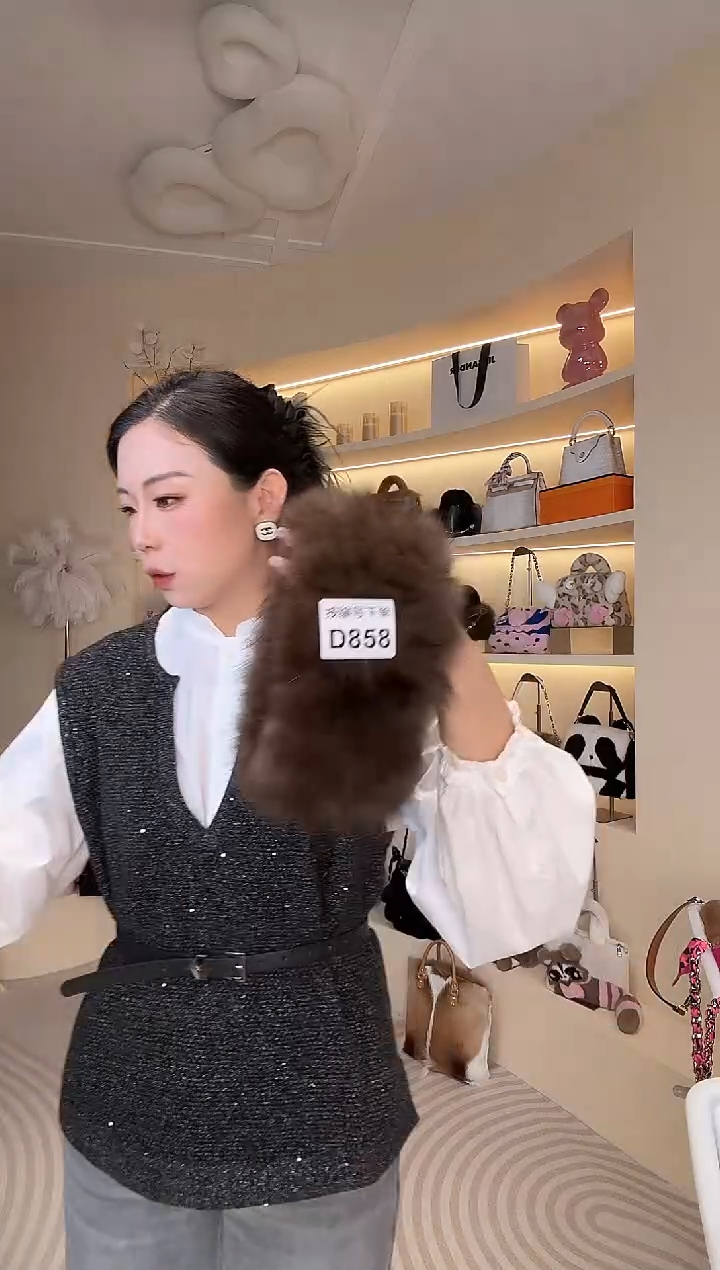 水貂毛【闪购商品】紫貂脖套D858