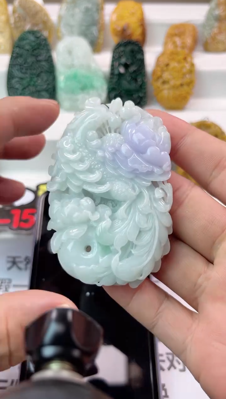 【闪购商品】翡翠颈饰未镶嵌凤凰