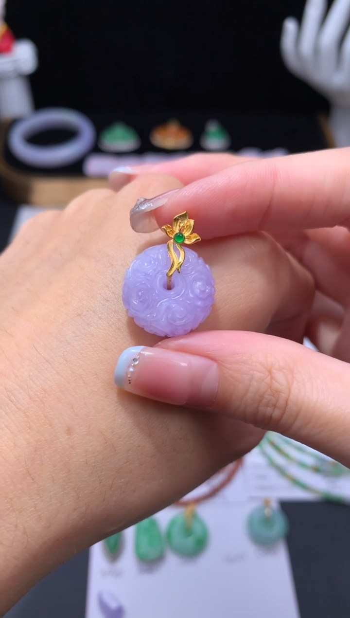 18K金镶嵌定制翡翠修*士48小时鉴赏期 退货不扣服务费