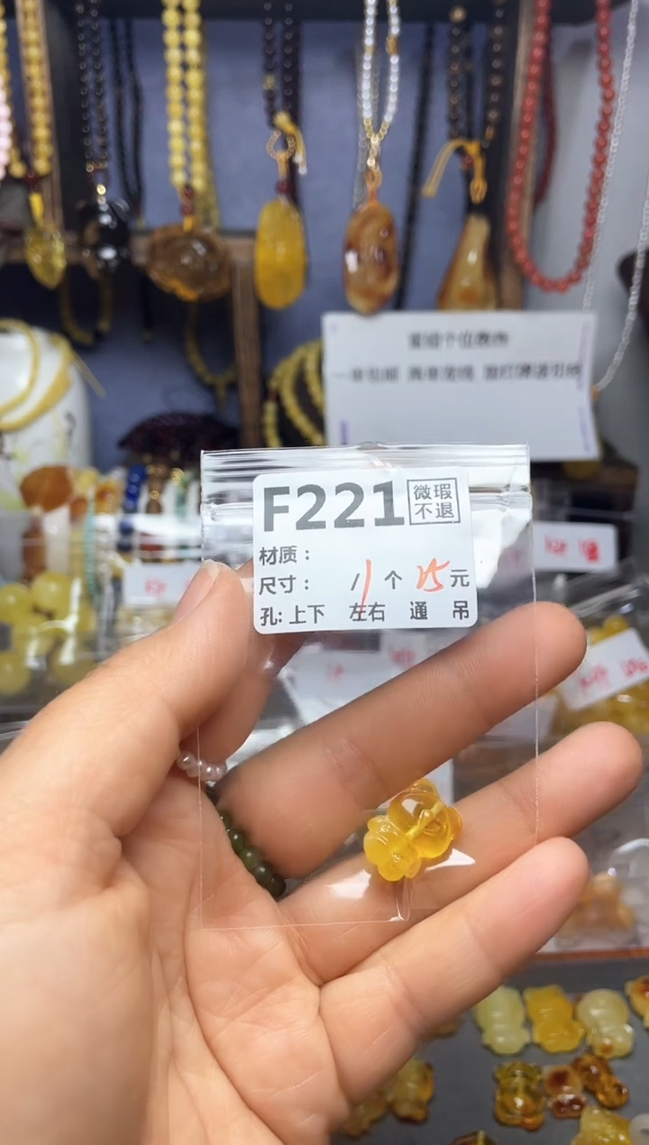 【闪购商品】琥珀珠宝奇石未镶嵌F221