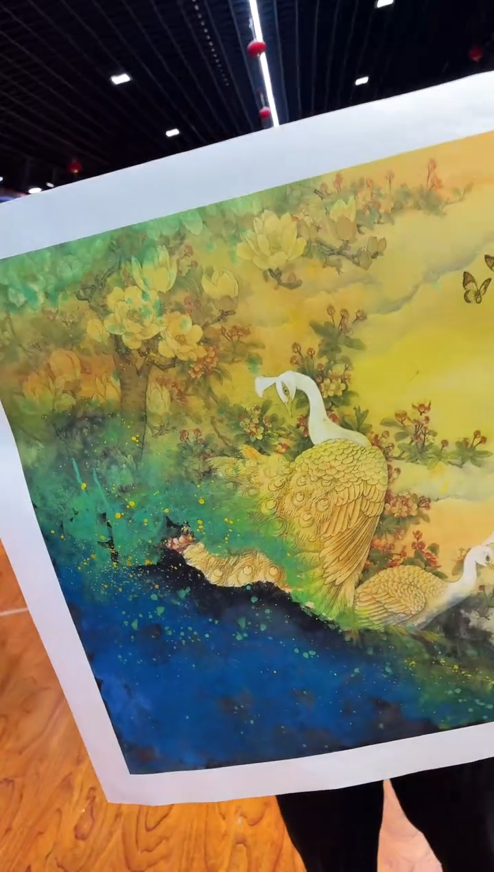 【闪购商品】国画孙桂国老师字画带亲笔合影证书12-24
