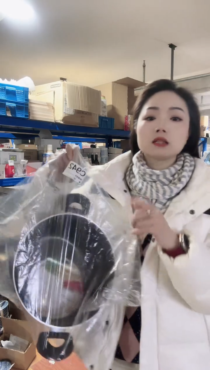 瓷片进口家用百货24cm汤锅  深款C942