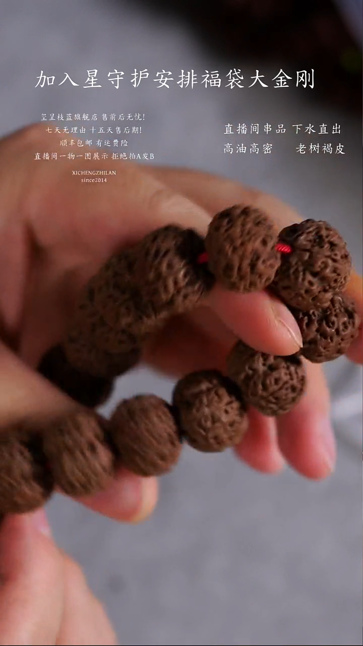 金刚菩提吊坠玺呈枝蓝•五面夹板22mm+神秘一号19mm