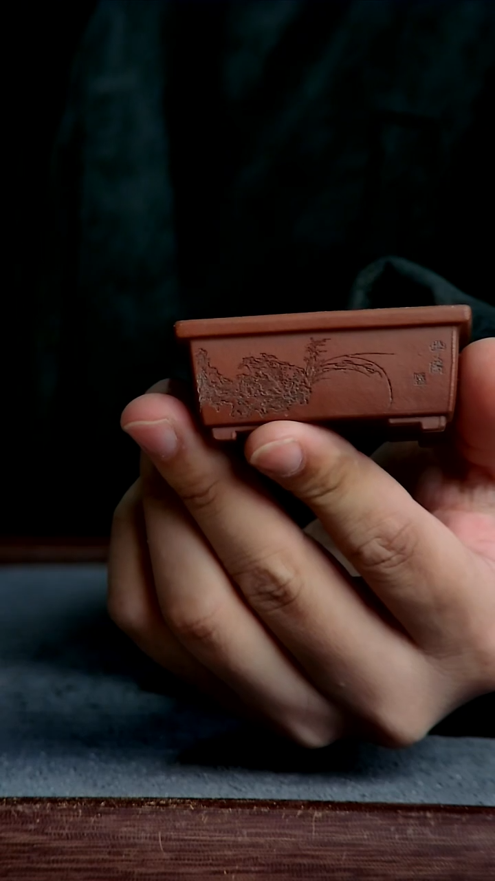 紫砂花盆5.5*4.5*2内径紫砂花盆