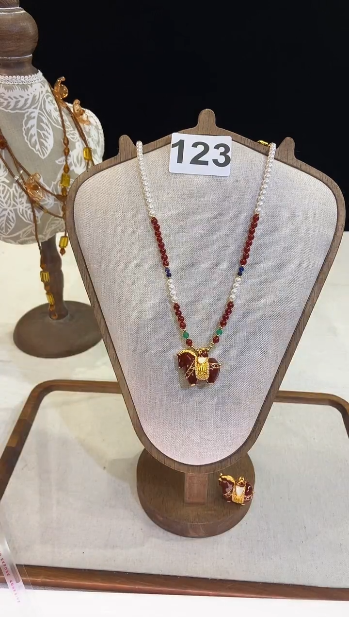 项链钛钢淡水珍珠123