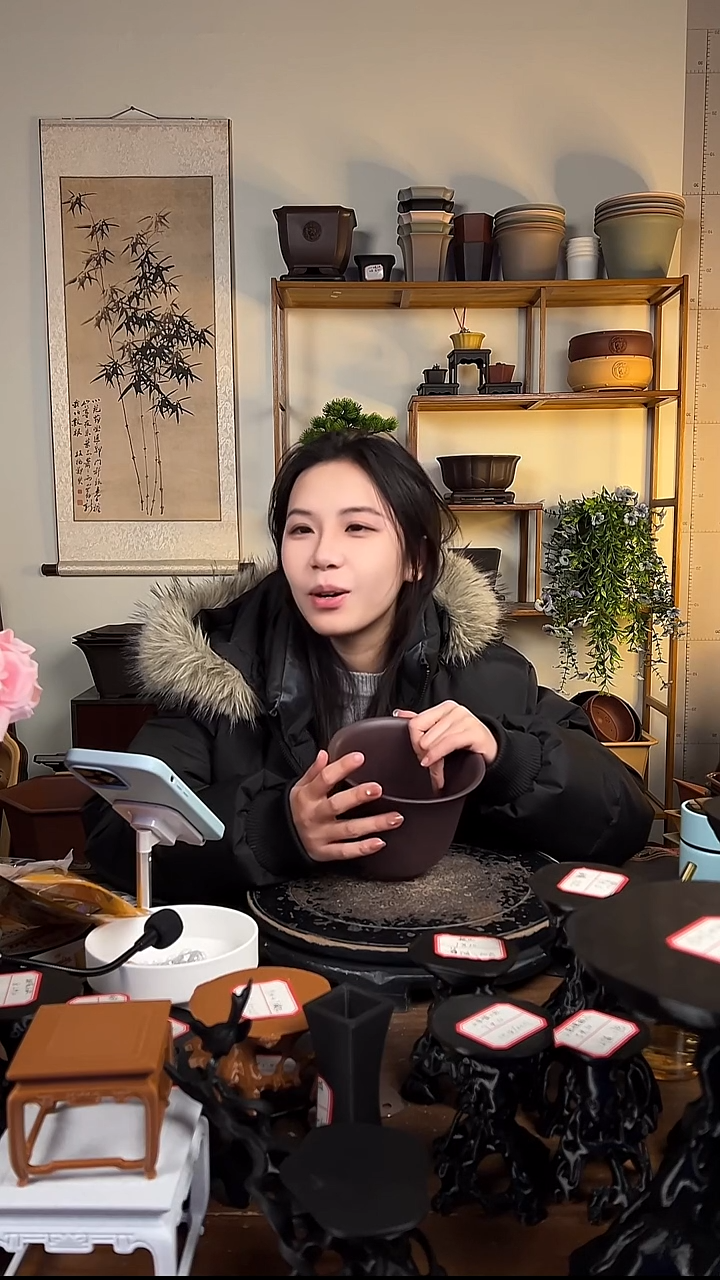 10只15口径金钟紫檀色