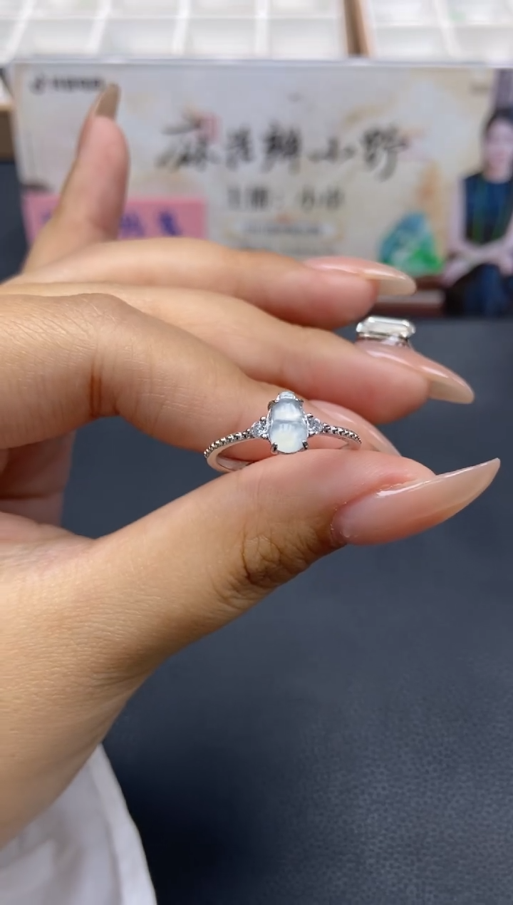 【闪购商品】翡翠戒指未镶嵌天然翡翠A货88多样性发一