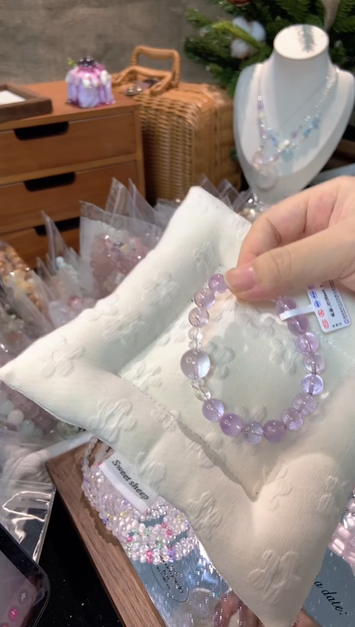 未镶嵌手串水晶孤品捡漏均匀瑕疵介意勿拍