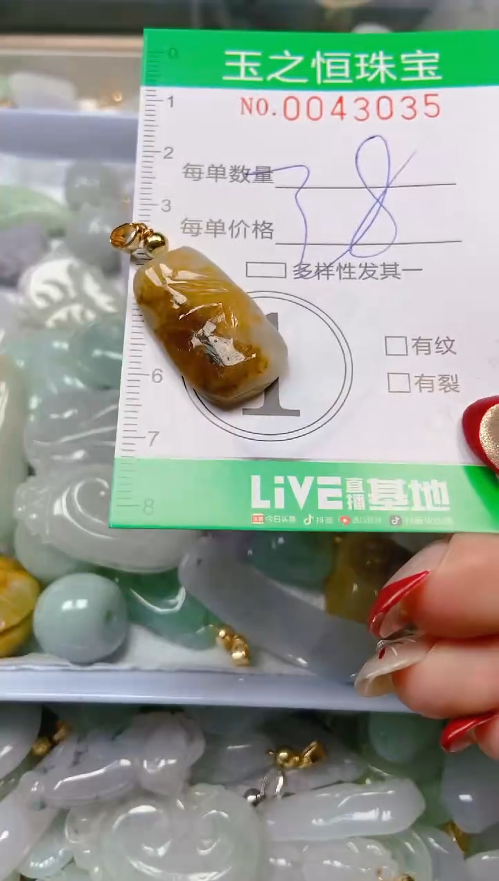 【闪购商品】翡翠颈饰未镶嵌闪购0043035