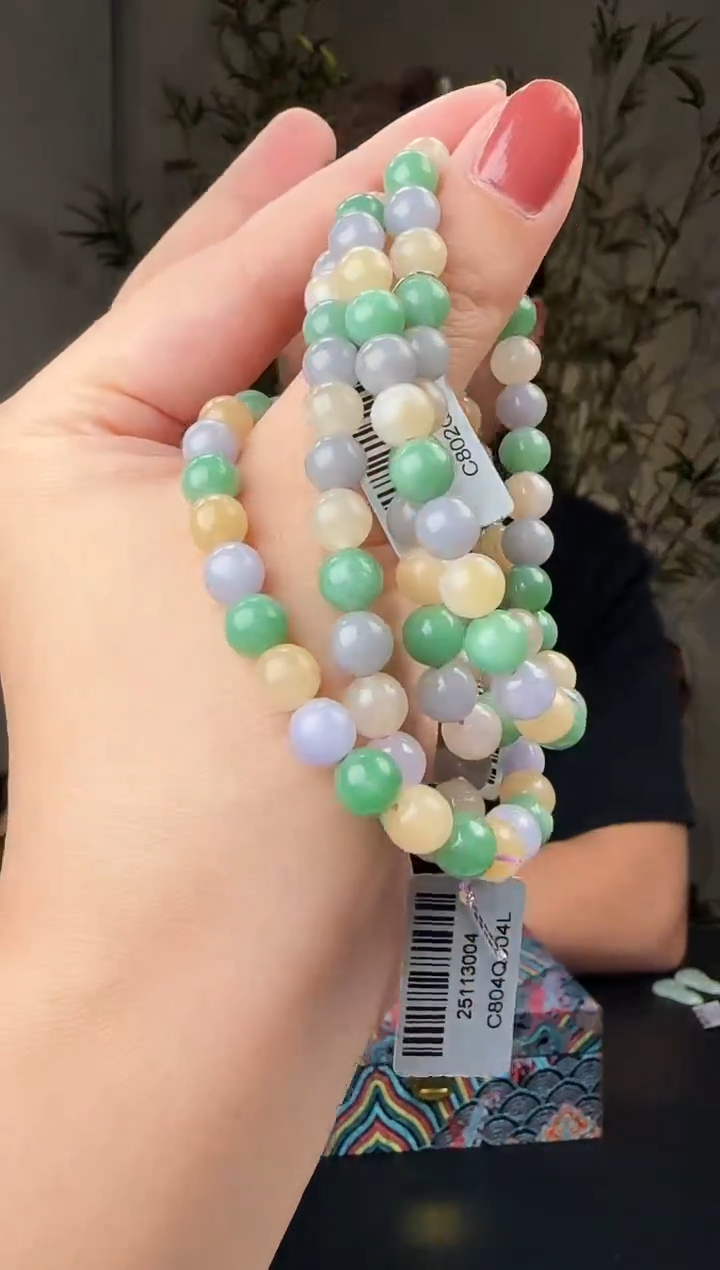 未镶嵌手串翡翠JJD1209082多样性发一