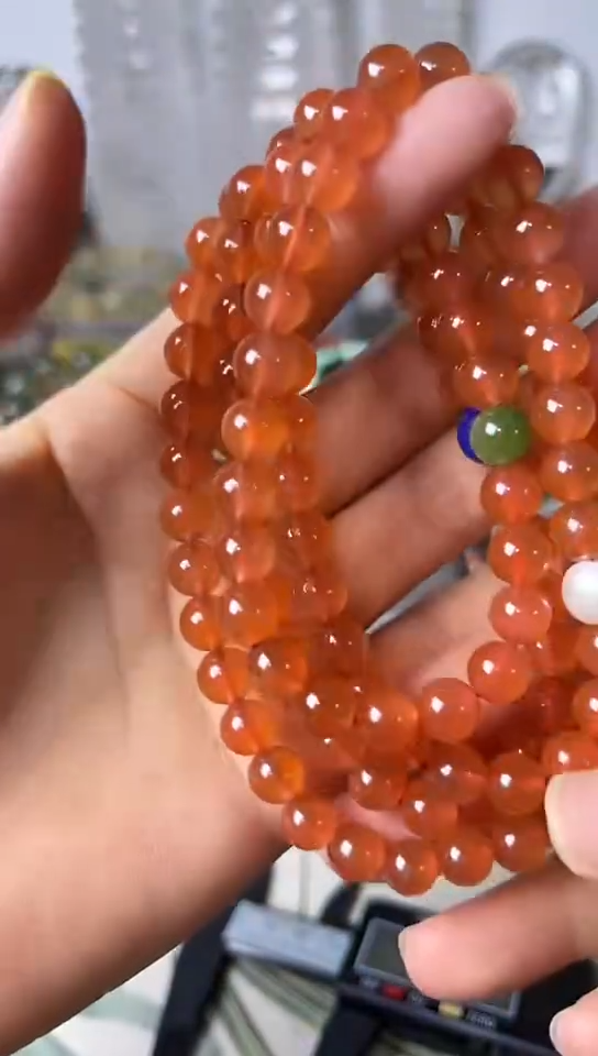 【闪购商品】南红玛瑙手链未镶嵌矿坑