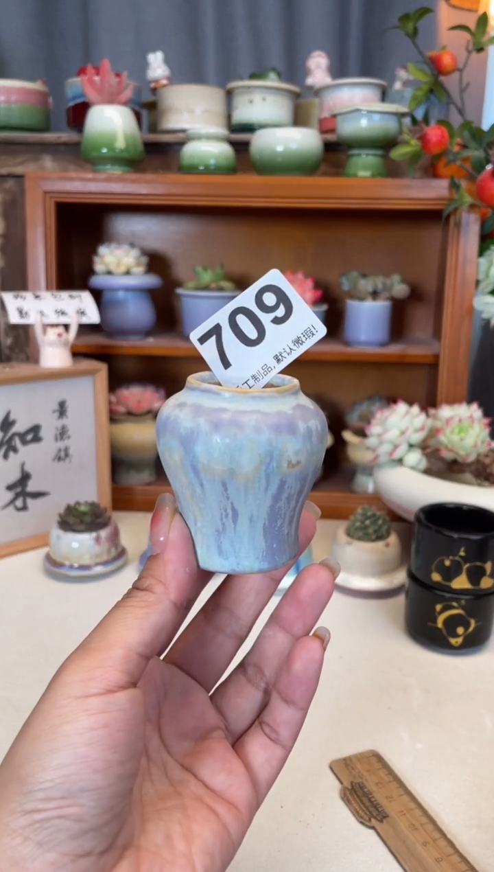 瓷片709知木小芳花盆