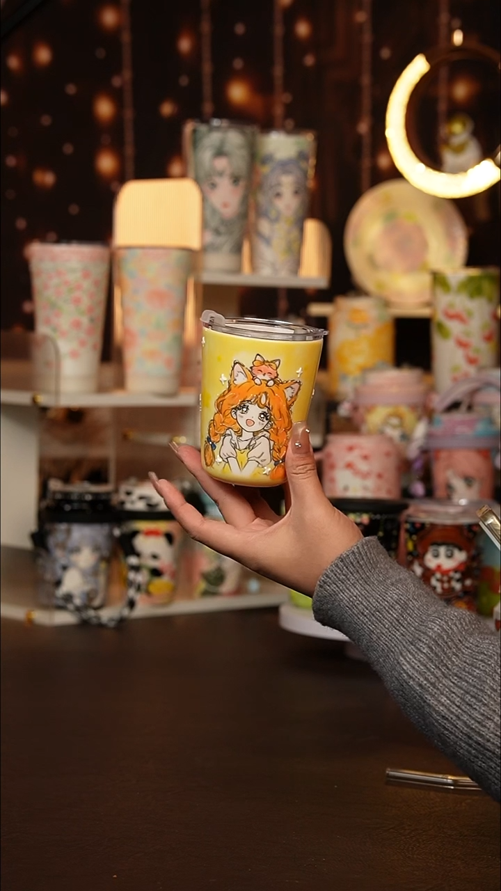 (玉泥）景德镇手工手绘文创陶瓷杯