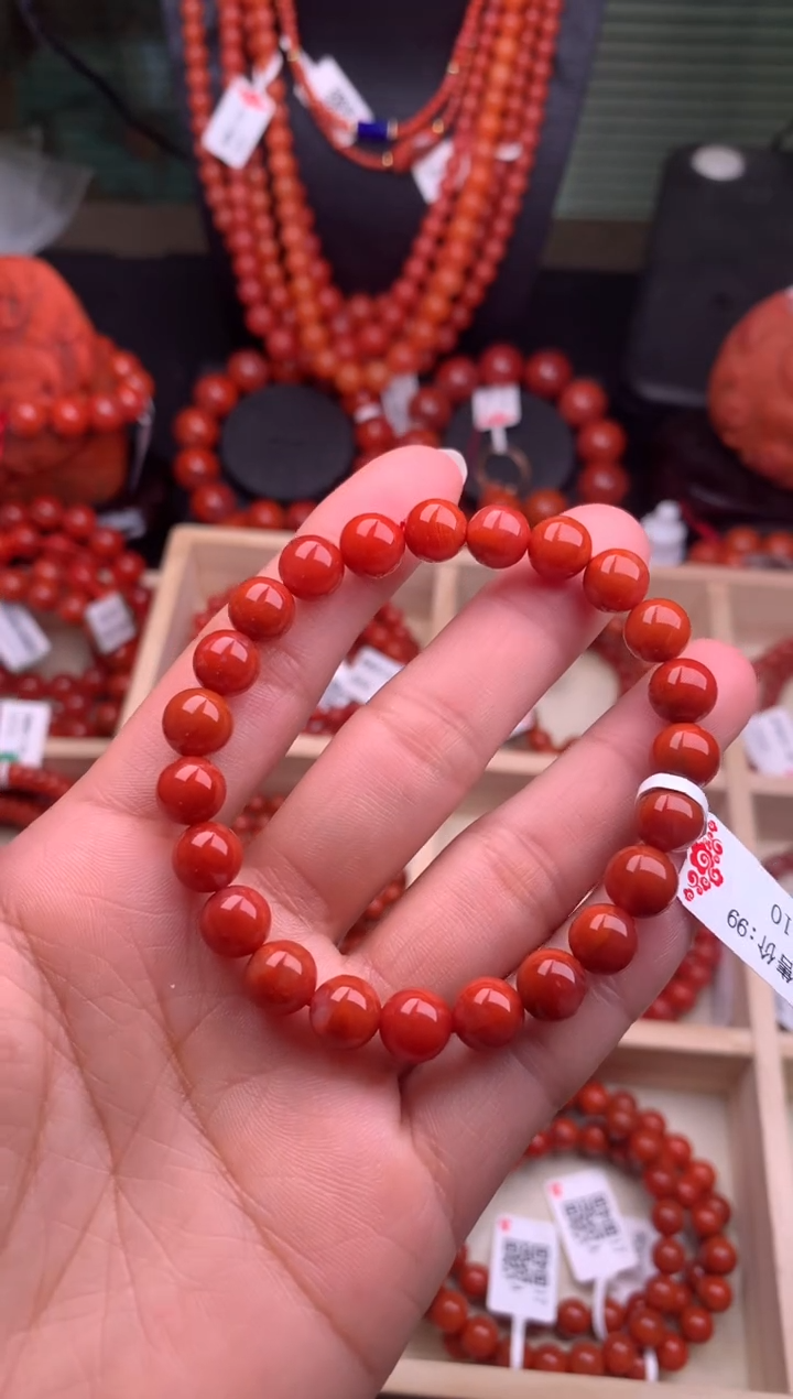 【闪购商品】南红玛瑙珠宝奇石银S925镶嵌8