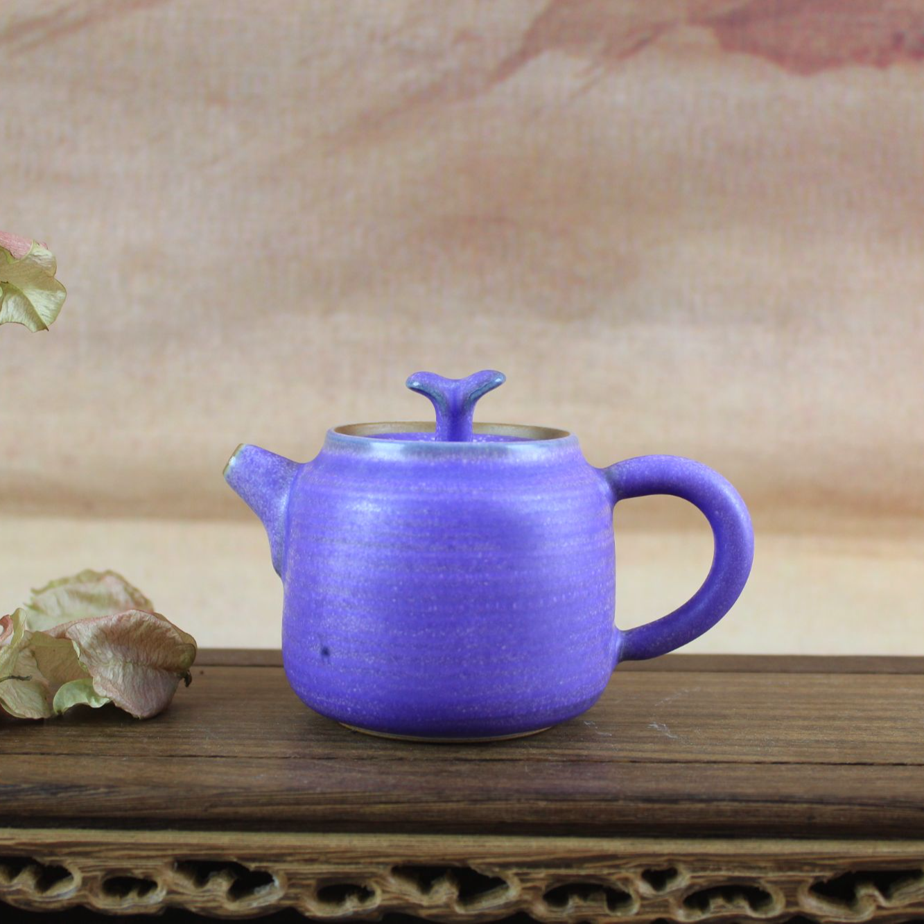 河南禹州特产钧瓷 陈俊才老师  炭烧春芽壶    茶道周边  礼品