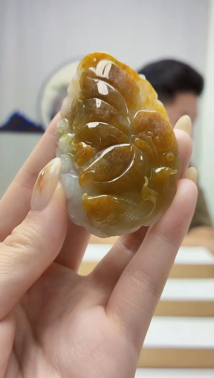 未镶嵌定制翡翠4917jw-毛货挂件67