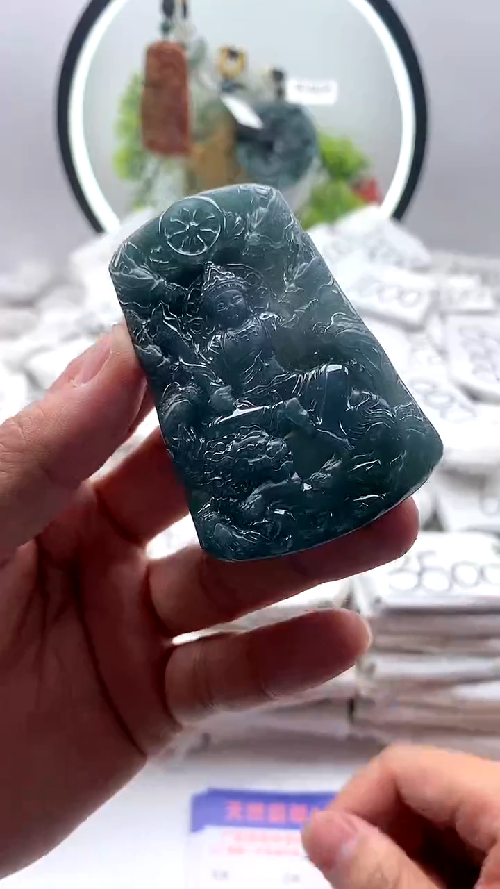 【闪购商品】翡翠颈饰未镶嵌文殊