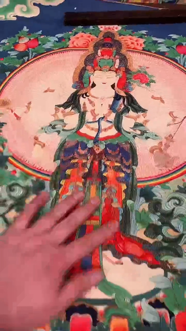 装裱画精美唐卡tk16085