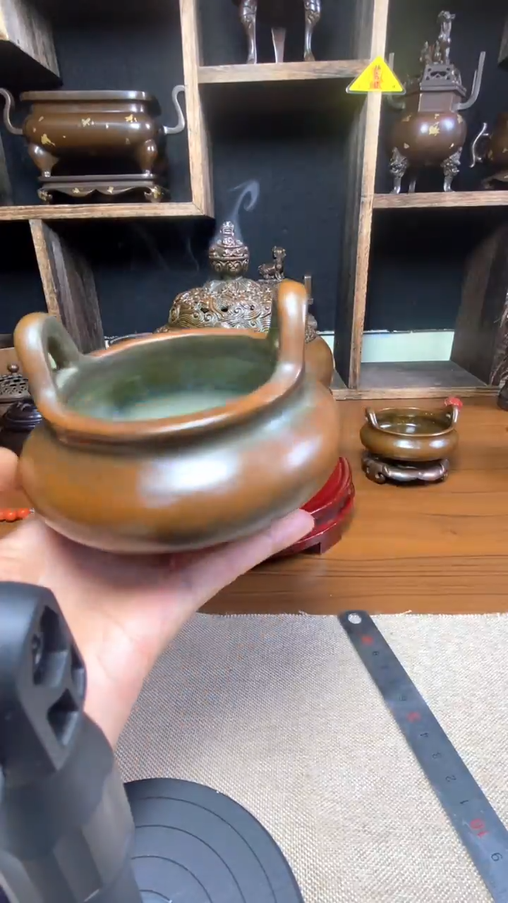 【闪购商品】苏工 普工精品铜 摆件熏香炉/摆件