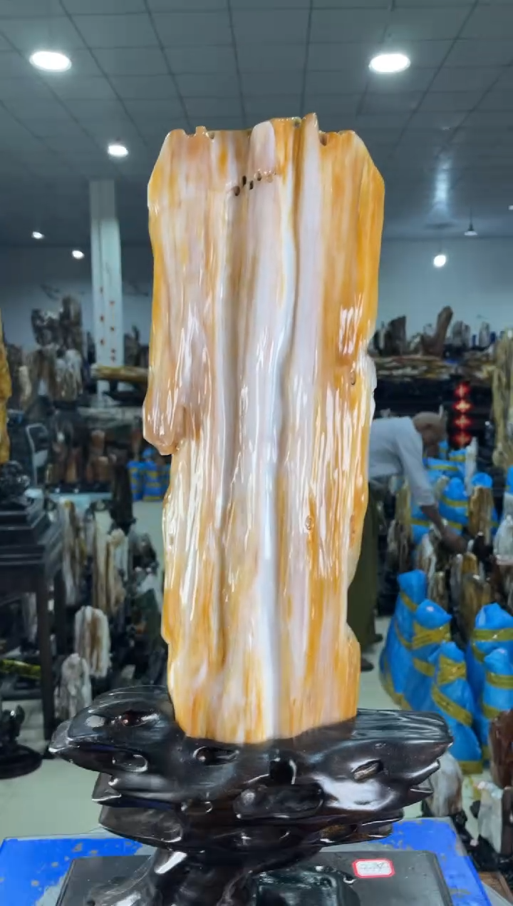 【闪购商品】硅化玉摆件未镶嵌62