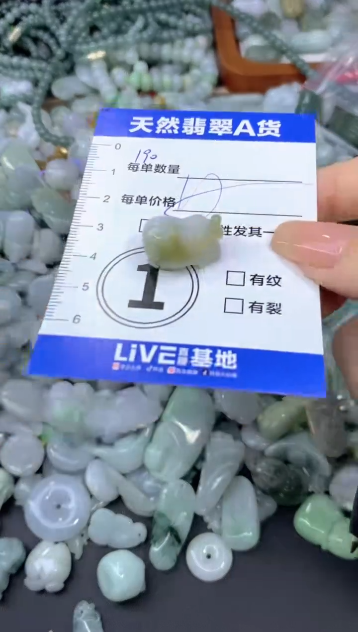 颈饰未镶嵌翡翠天然翡翠A货批量多样性发一件