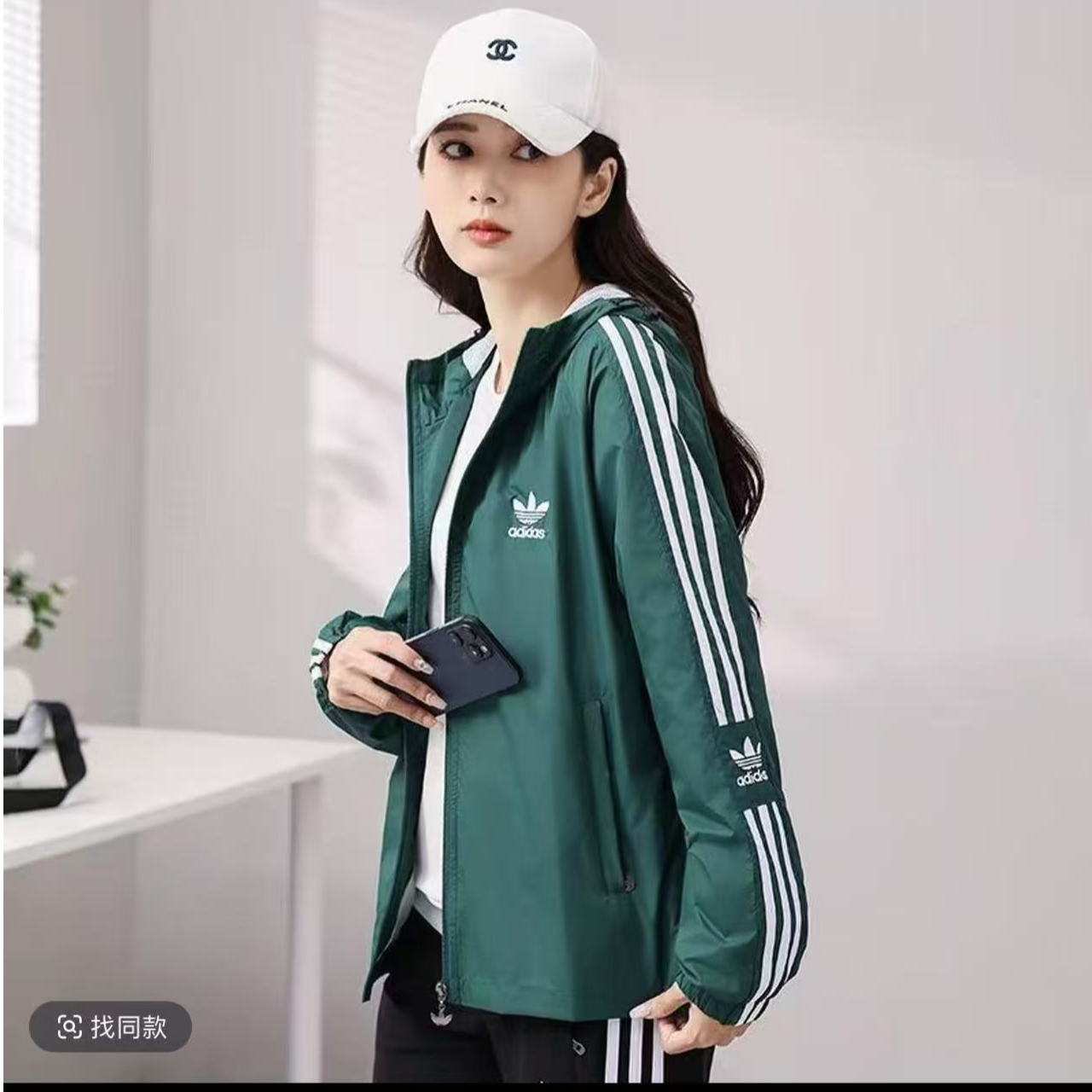 未拆封 adidas/阿迪达斯 阿迪达斯ADIDAS三条杠经典风衣