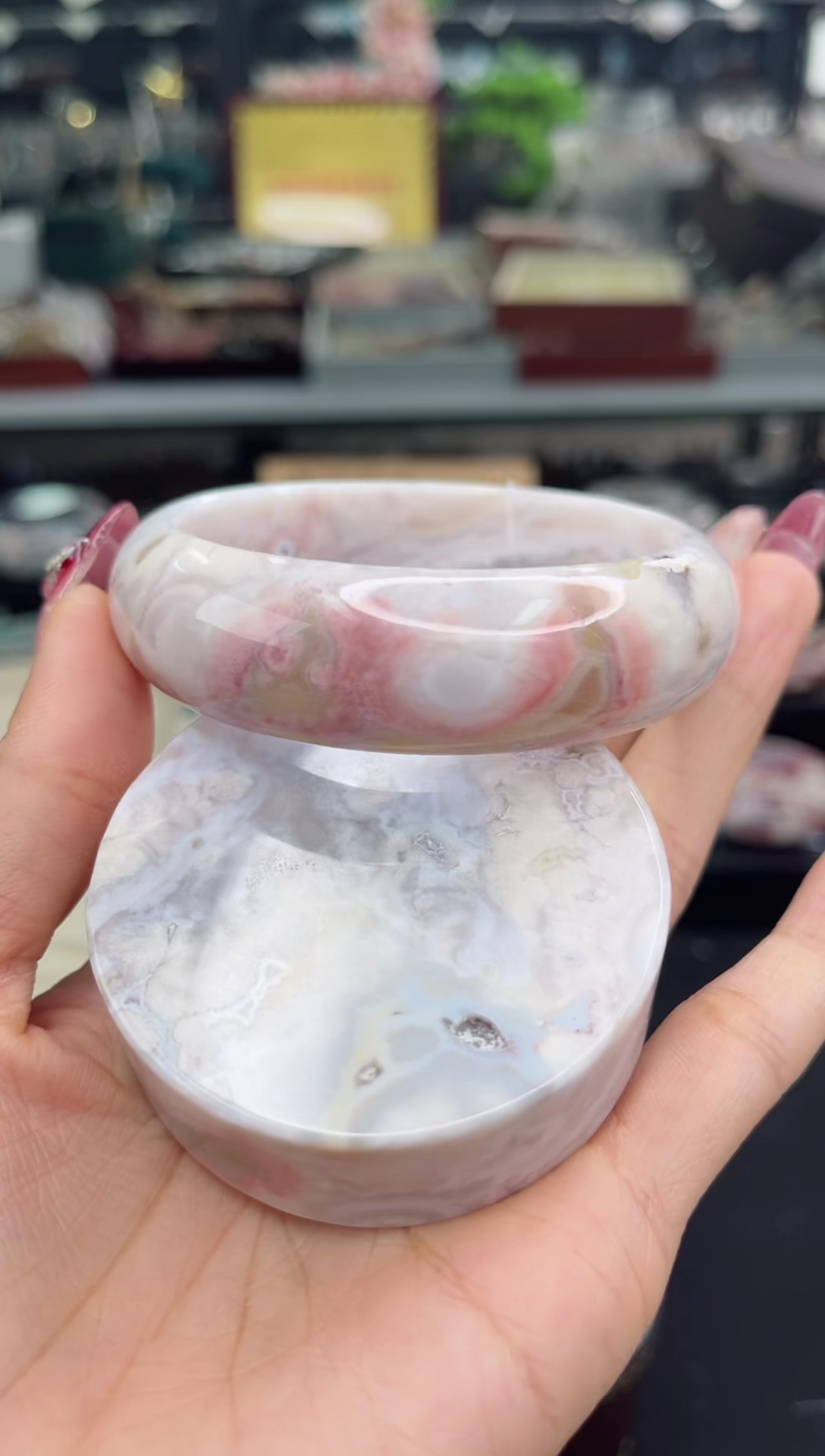 【闪购商品】石英质玉手镯未镶嵌61圈口（赠品镯心）3681318