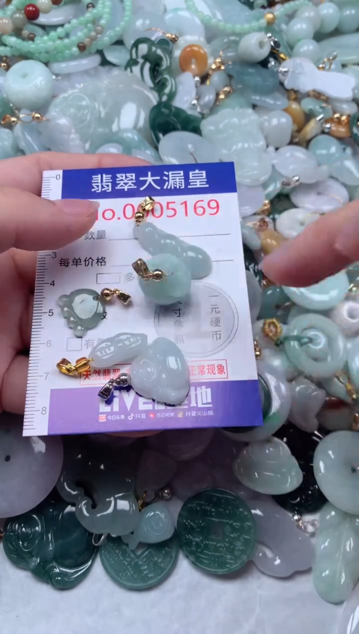 翡翠未镶嵌吊坠(不含链)5169
