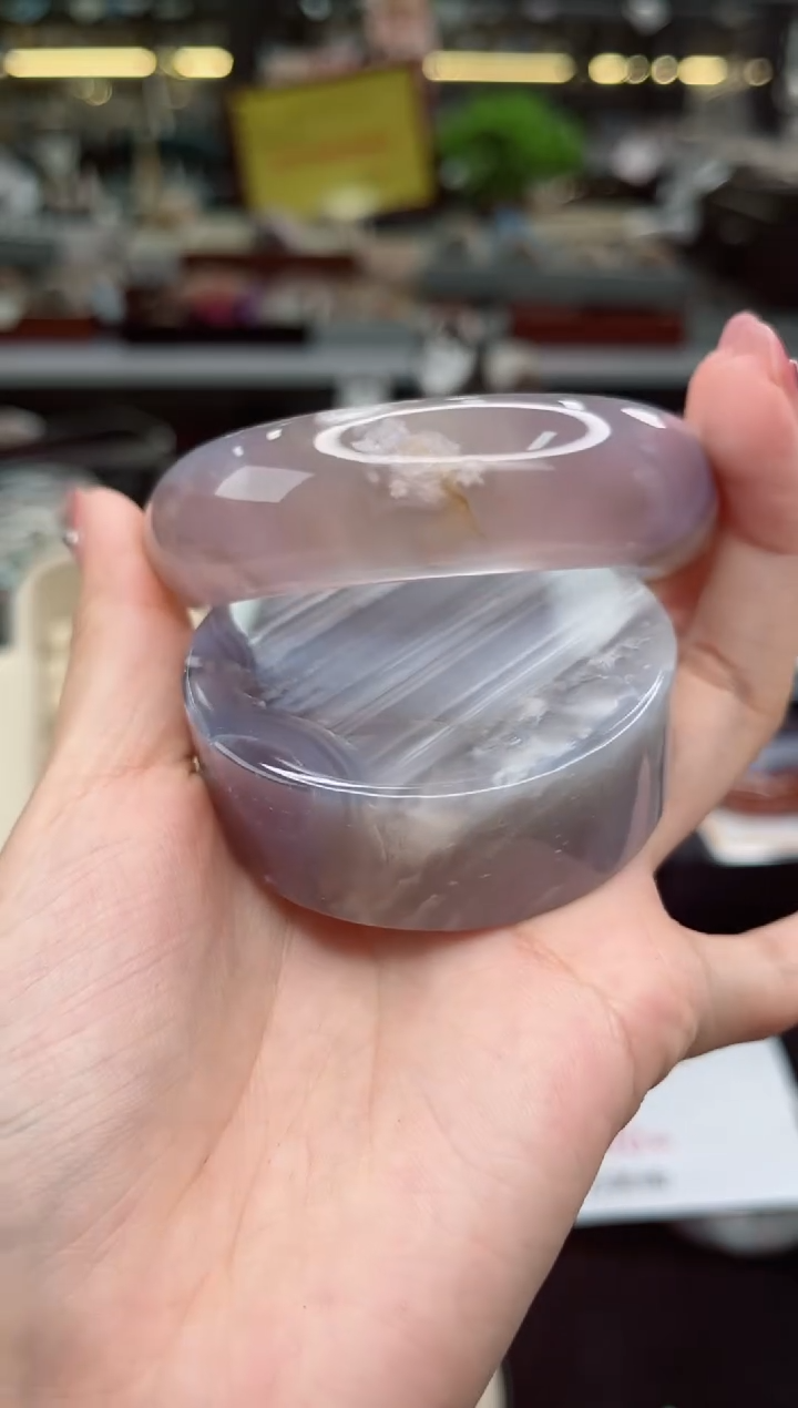 【闪购商品】石英质玉手镯未镶嵌59圈口（赠品镯心）6681170