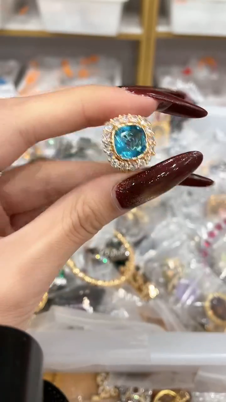 【闪购商品】合成钻石合金q740时尚气质饰品