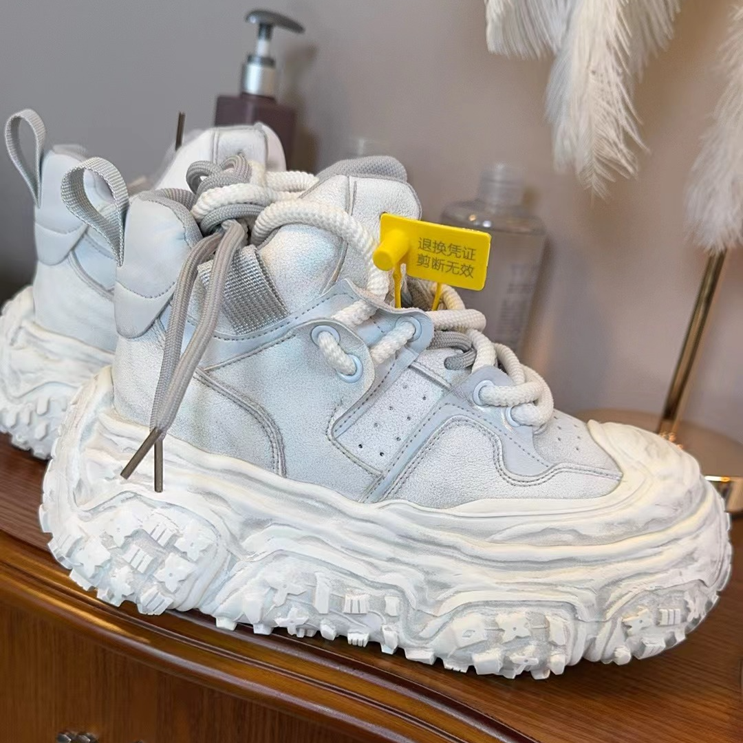 厚底真皮脏脏老爹鞋【标准码】