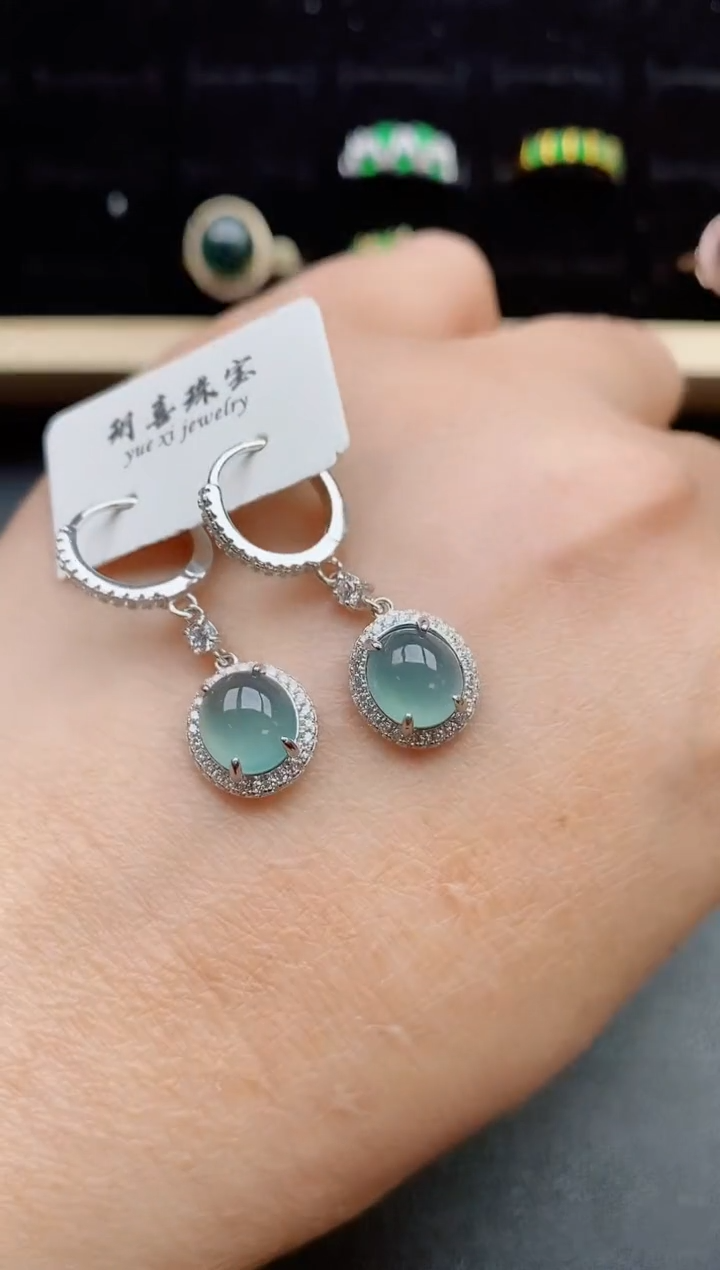 【闪购商品】翡翠戒指银S925镶嵌321321