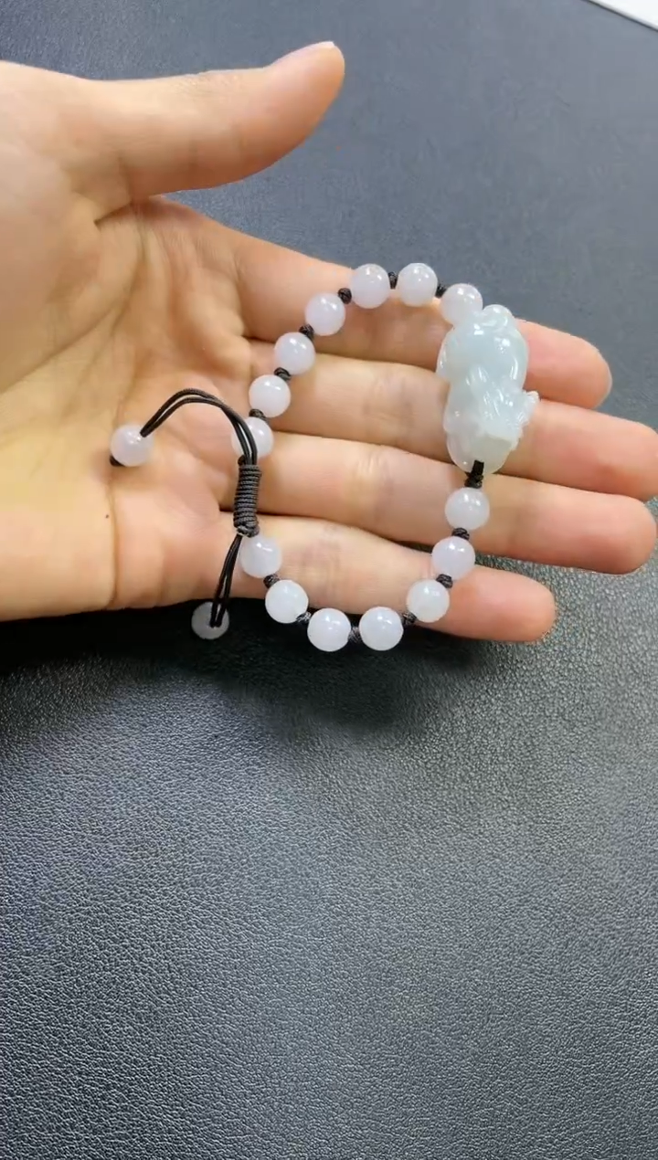 【闪购商品】翡翠挂件未镶嵌貔貅手串07