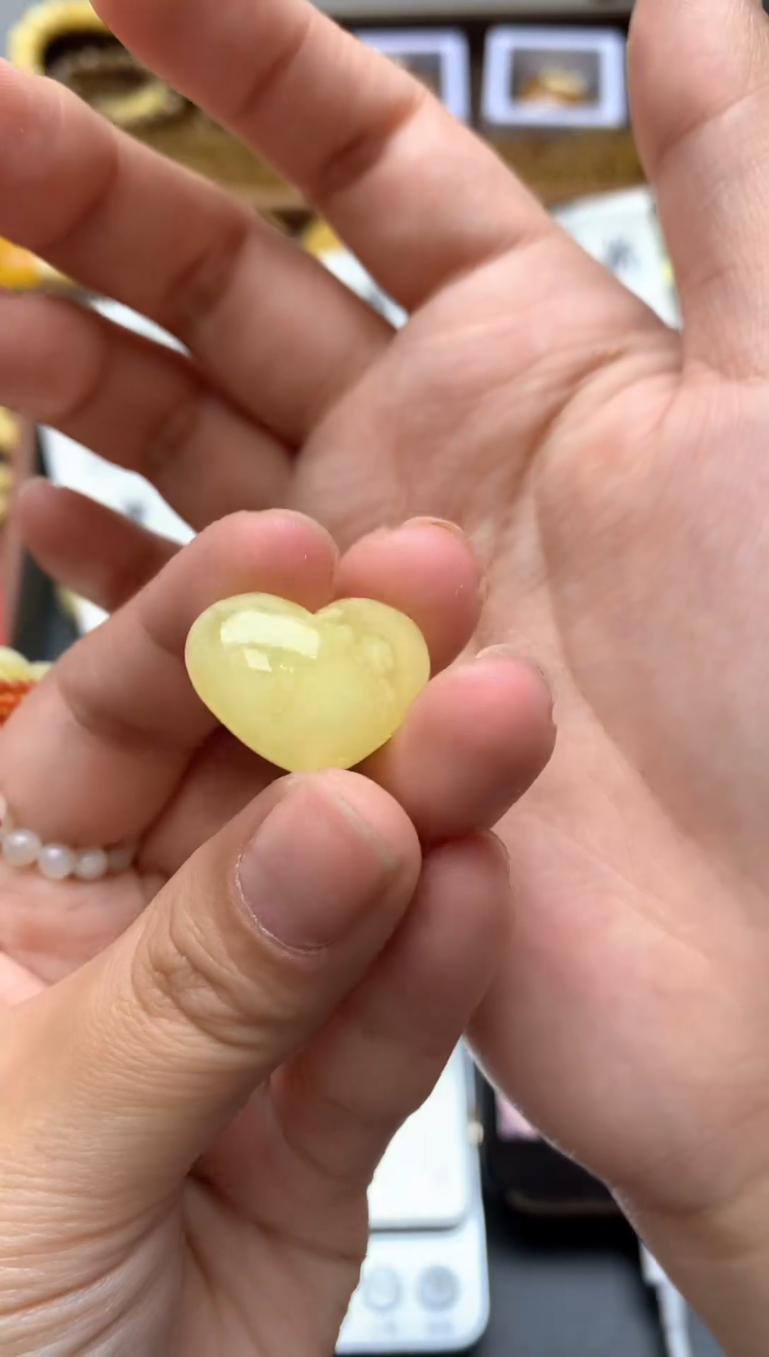 【闪购商品】琥珀珠宝奇石未镶嵌013琥珀蜜蜡微瑕花粉小坑气泡