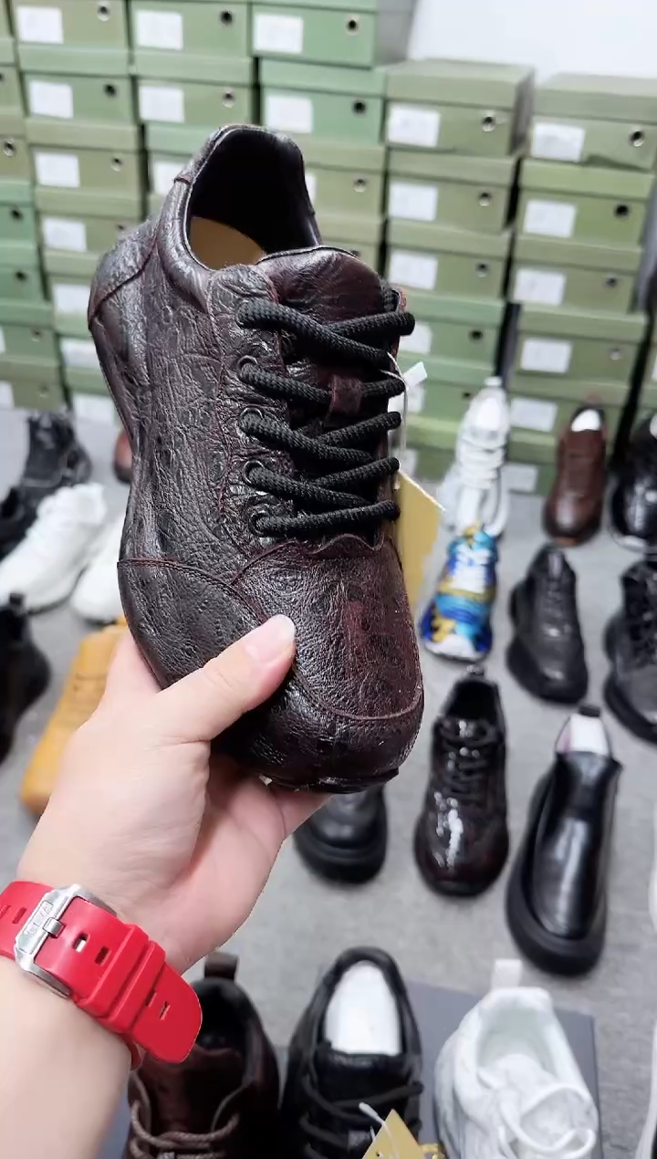 磨砂皮（牛皮）咖色43码2389