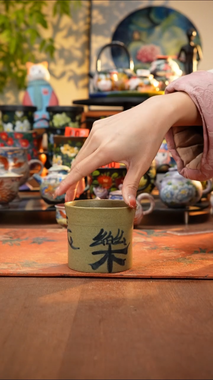 瓷片景德镇手工手绘924