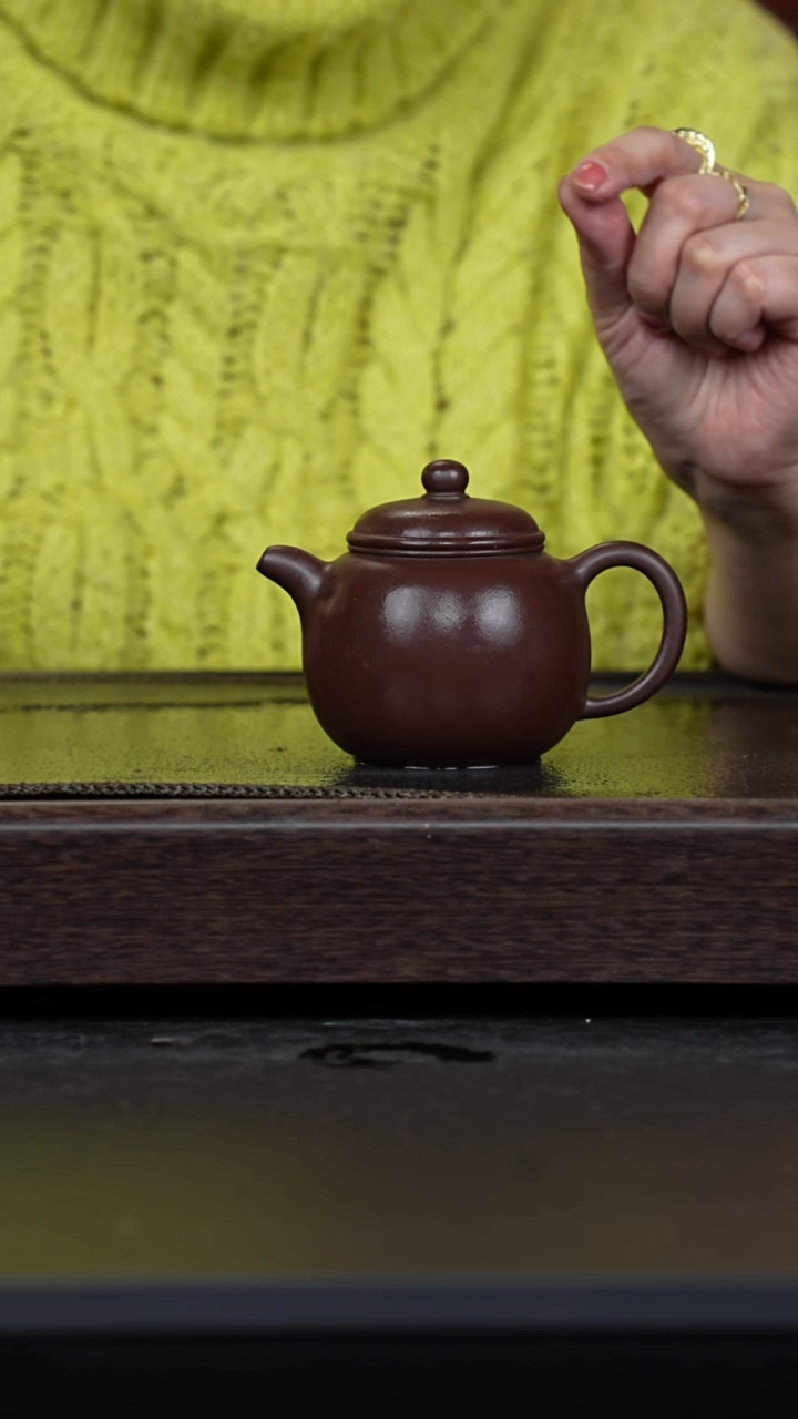 【闪购商品】紫砂茶壶微瑕深井老紫泥匏尊