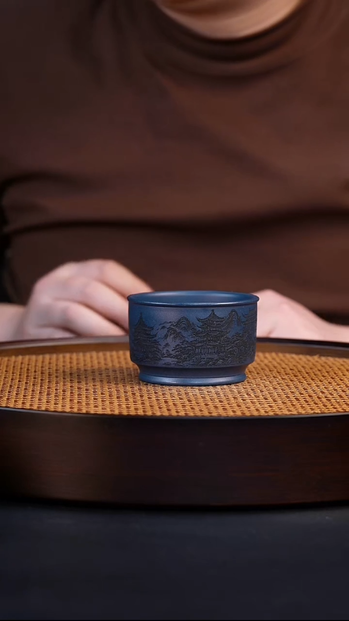 茶杯紫砂宜兴全手工紫砂杯