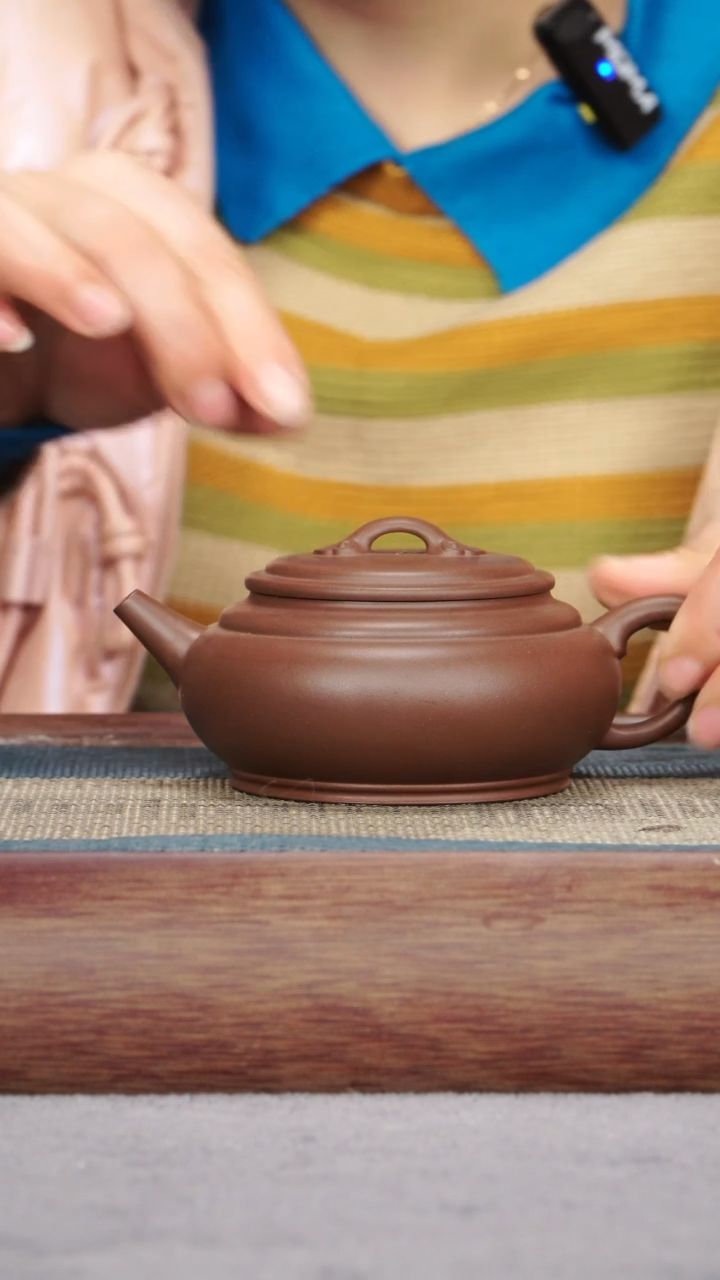 【闪购商品】紫砂茶壶底槽青 如意