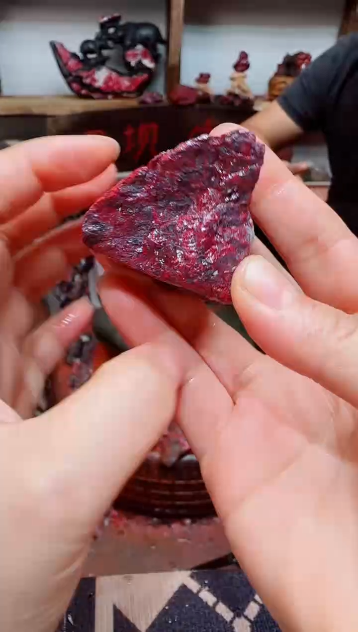 天然辰砂朱砂原矿石21