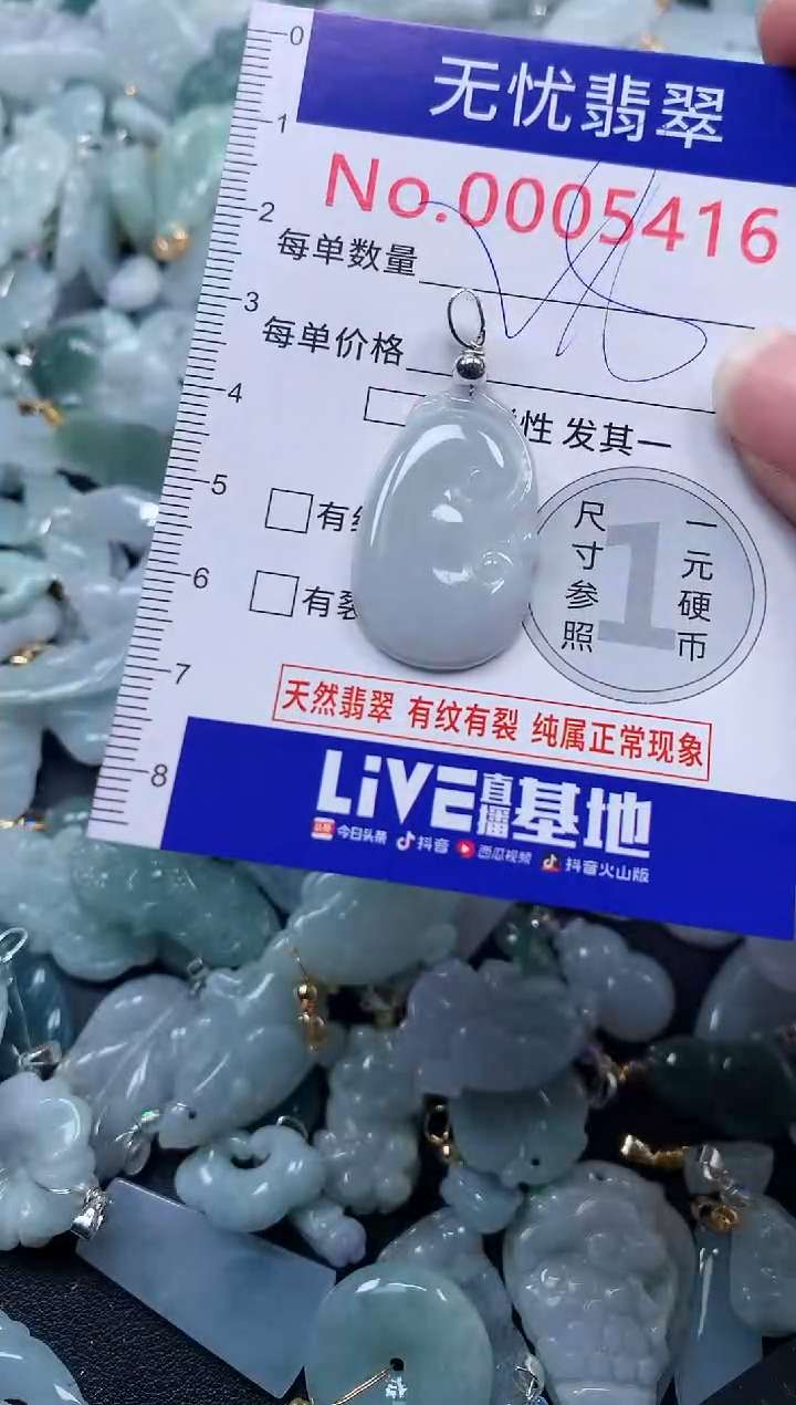 颈饰未镶嵌翡翠5416