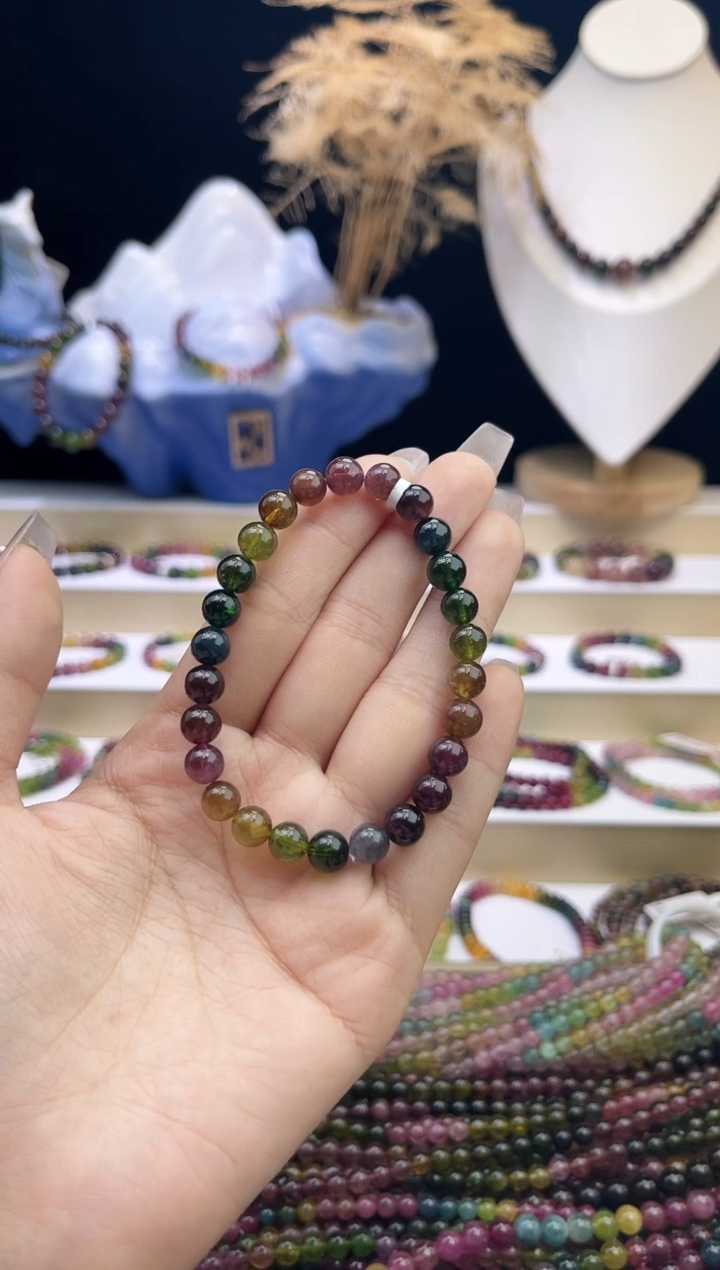 【闪购商品】碧玺/未镶嵌7mm+碧玺单圈多样性发货