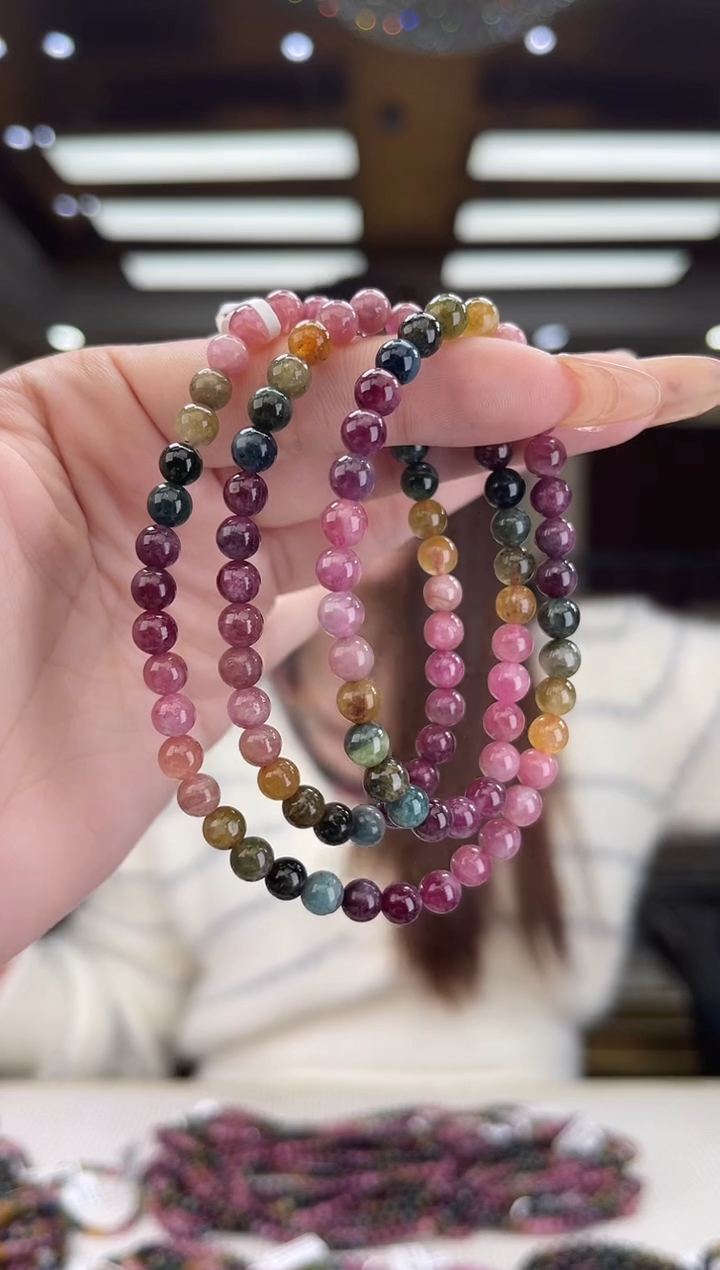 【闪购商品】碧玺/未镶嵌5mm+碧玺多圈10多样性发货