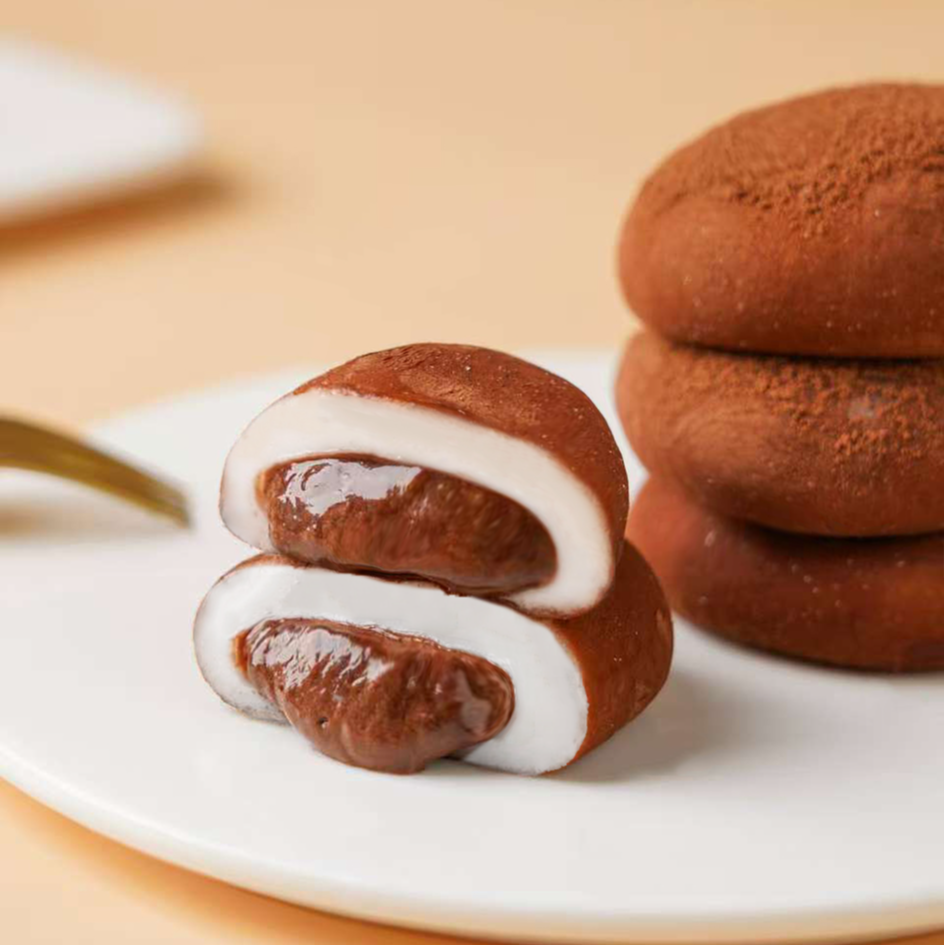 生巧大福20枚红豆大福雪梅娘巧克力福团糯米糍网红零食