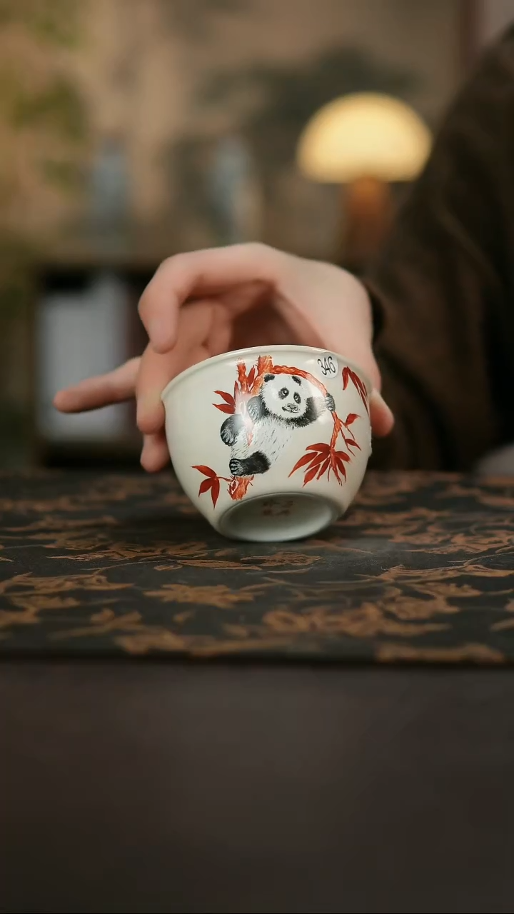 景德镇陶瓷杯碗柴烧多人