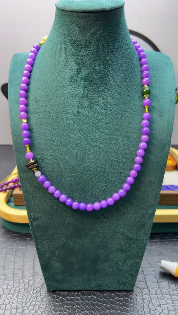 【闪购商品】翡翠颈饰14K金镶嵌S237           