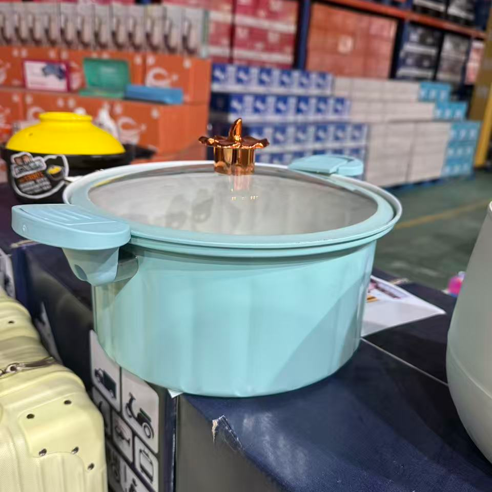 罗马假日微压锅珐琅锅炖锅大容量家用颜色规格随机 RS