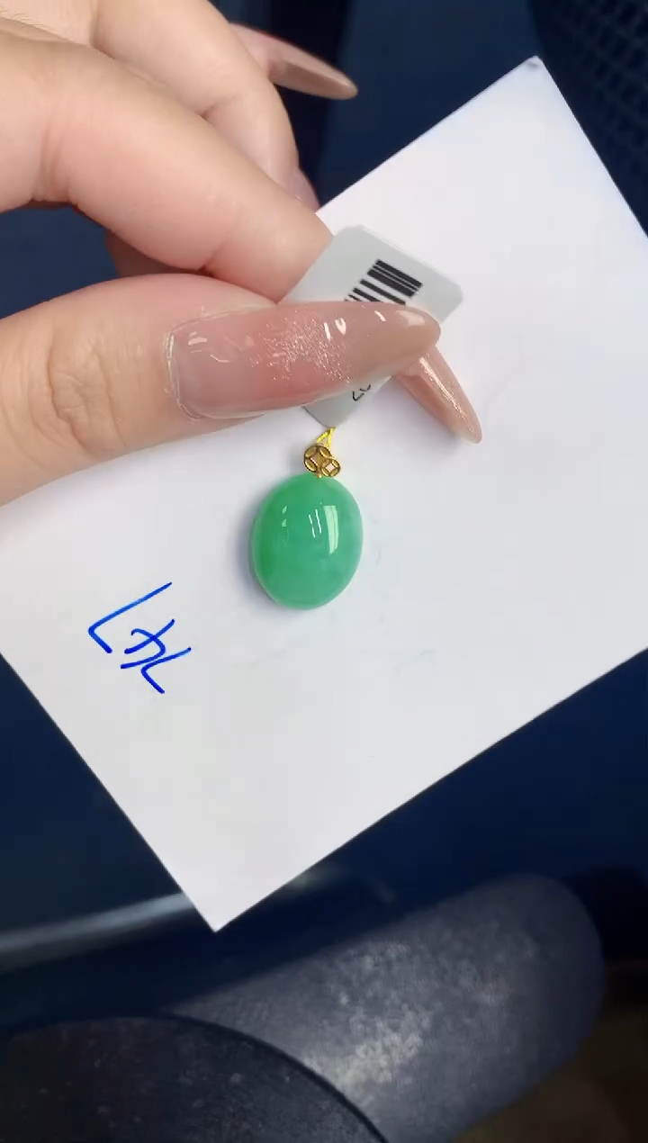 【闪购商品】翡翠颈饰18K金镶嵌000000000