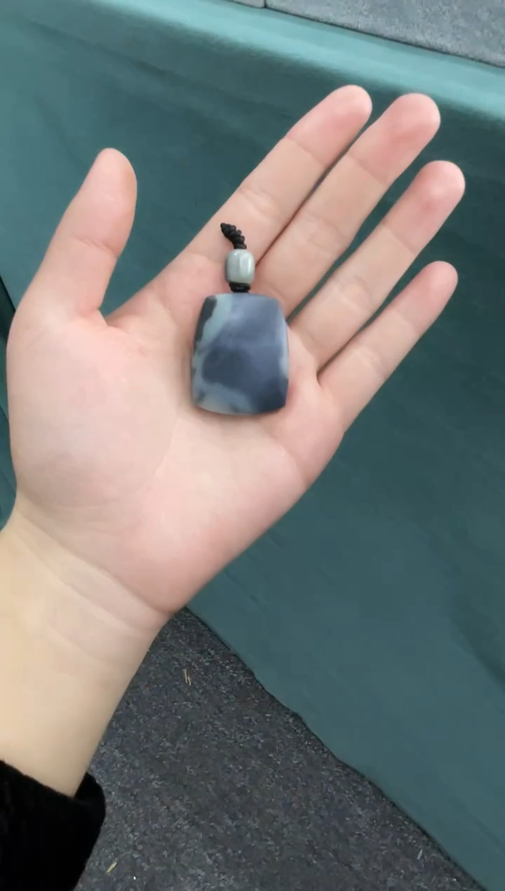 颈饰未镶嵌和田玉星*妹无事牌【定制】06